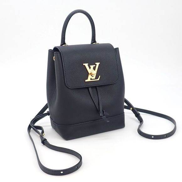 Louis Vuitton Lockme Backpack Mini Calfskin Black - Picture 1 of 9